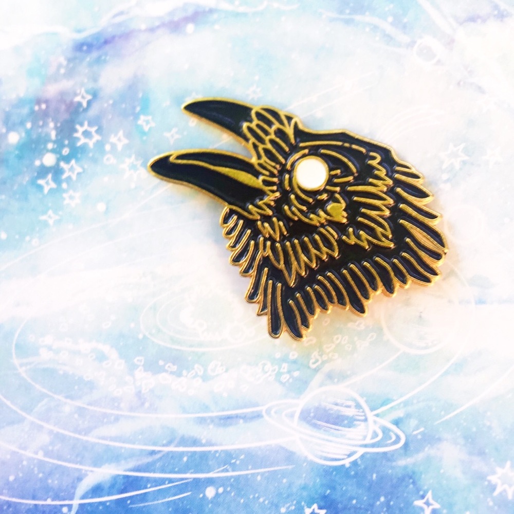 ✨ Crow Head Pin ✨